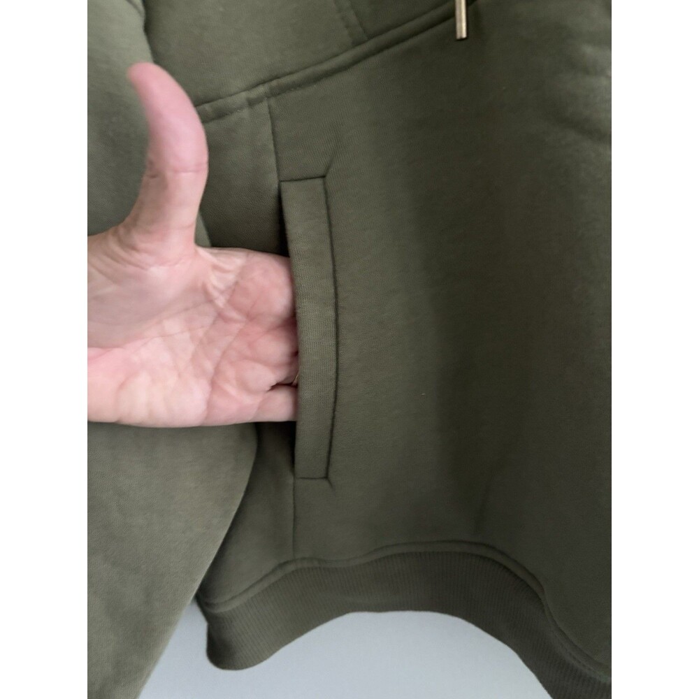 Avia 1/4 Zip Mock Neck Sweatshirt Workout Athleisure Womens XXXL (22) Green - Picture 3 of 6